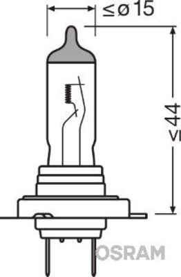 BULB OSRAM H7 24V 70W PX26D
